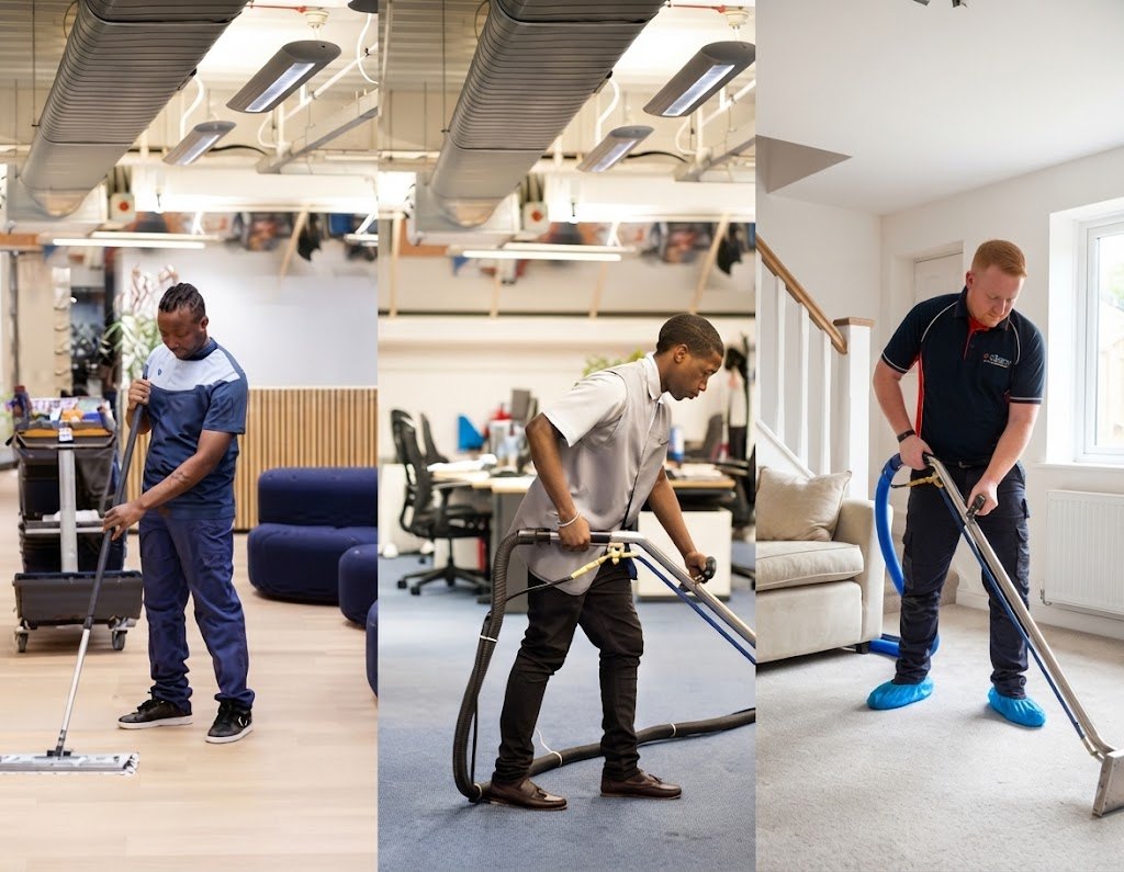 247 Cleaning Solutions residential and commercial cleaning team