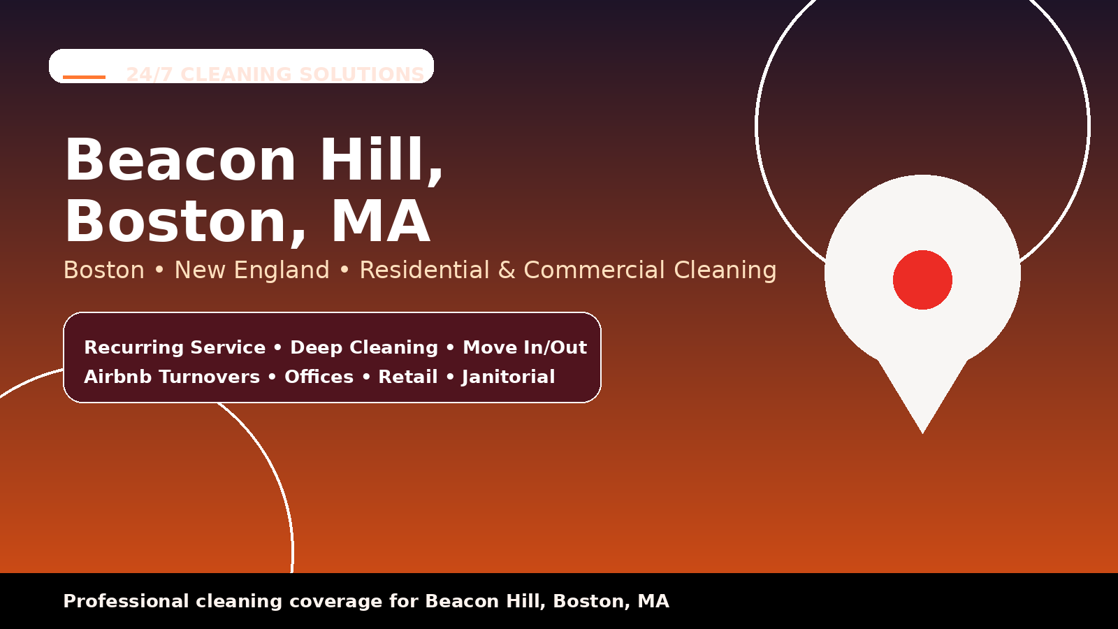 Beacon Hill cleaning services from 24/7 Cleaning Solutions