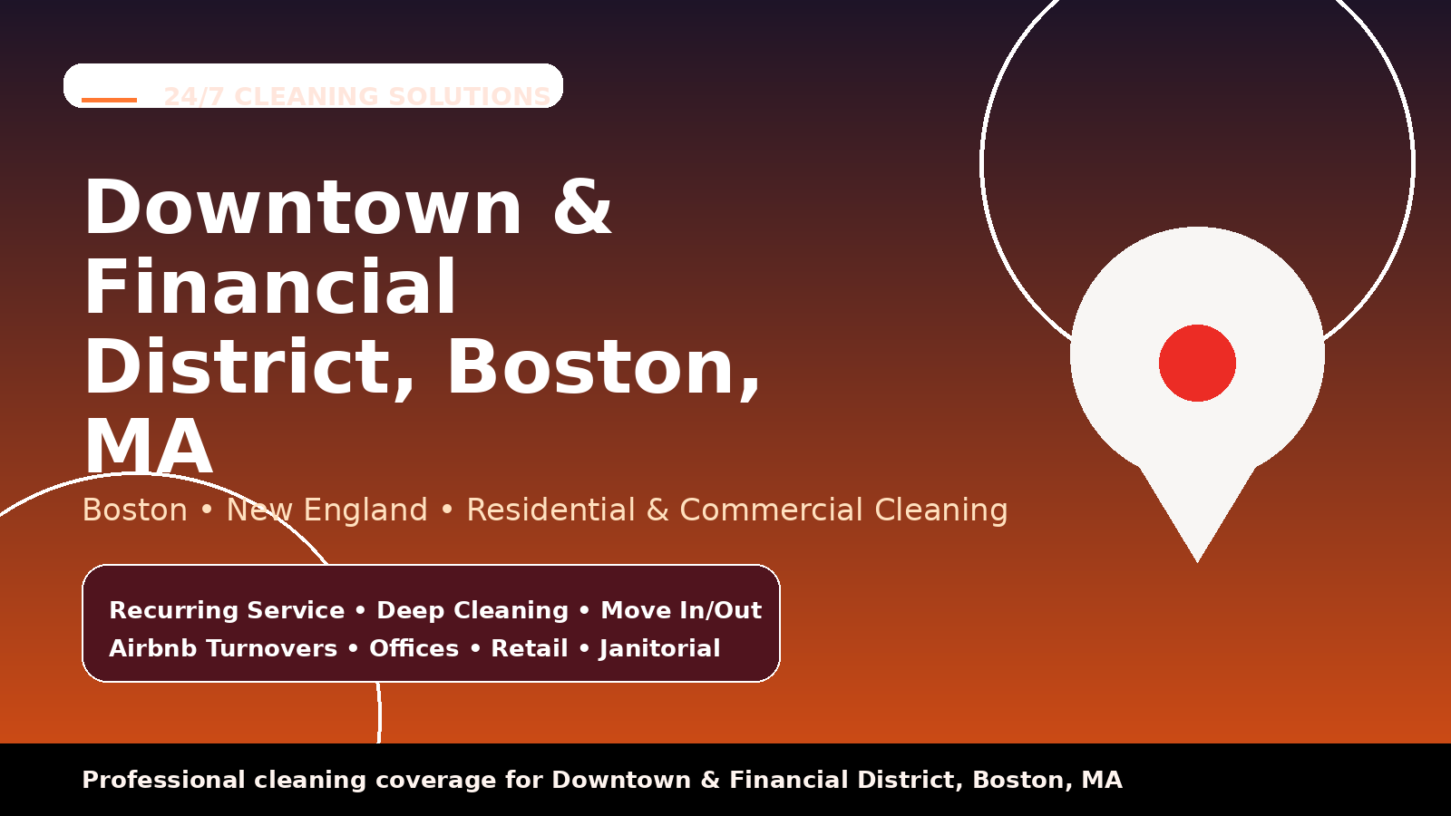 Financial District cleaning services from 24/7 Cleaning Solutions