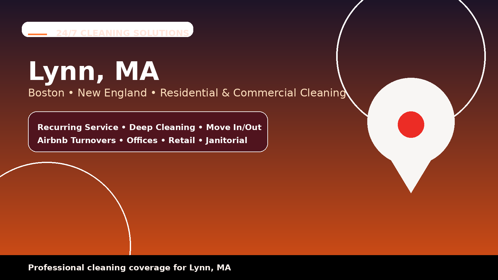 Lynn cleaning services from 24/7 Cleaning Solutions