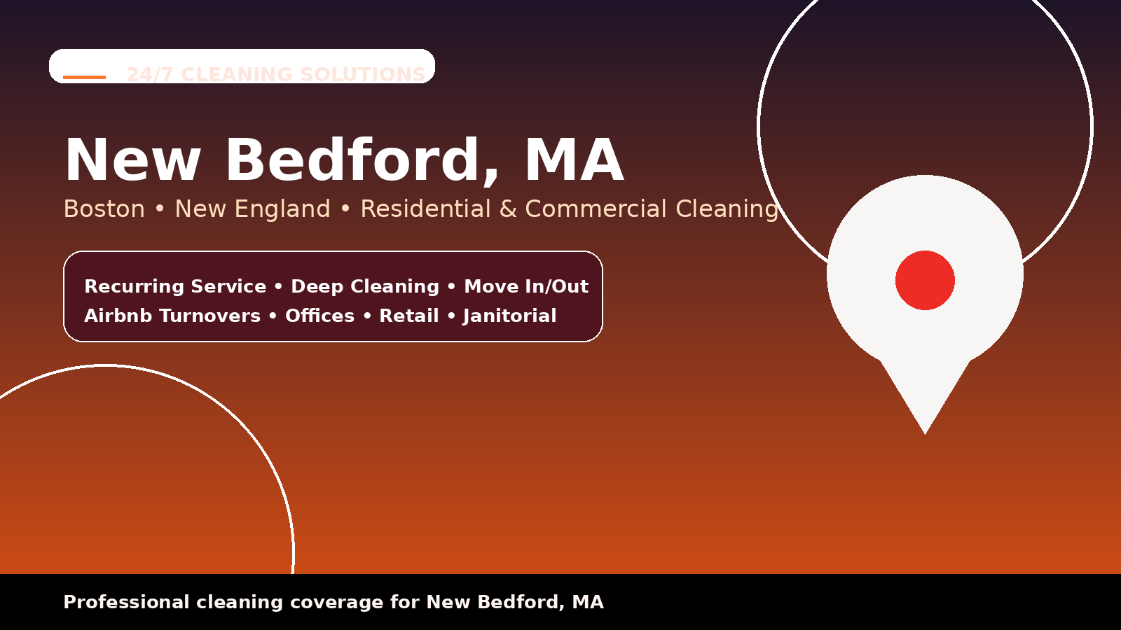 New Bedford cleaning services from 24/7 Cleaning Solutions