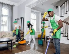 Professional apartment cleaning in downtown Boston.